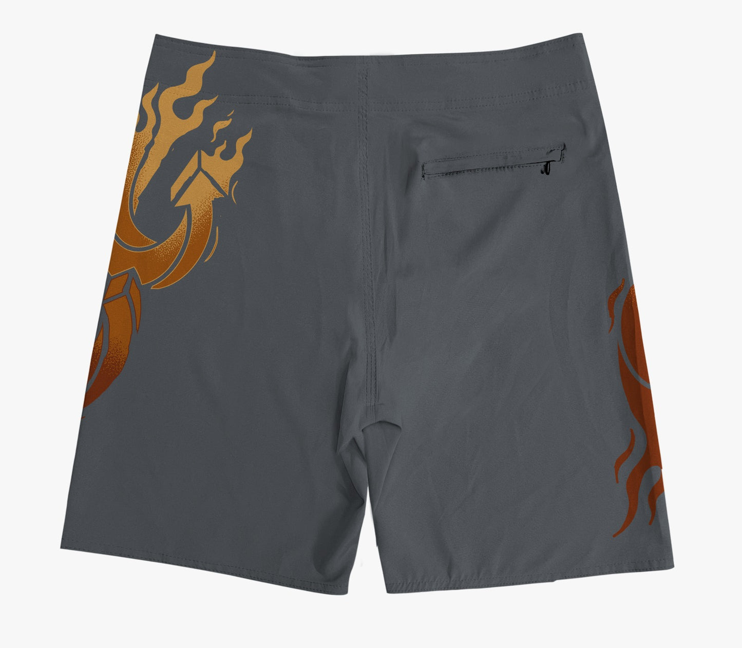 Boardshort Cristal Graffiti - Cinza - Fogo