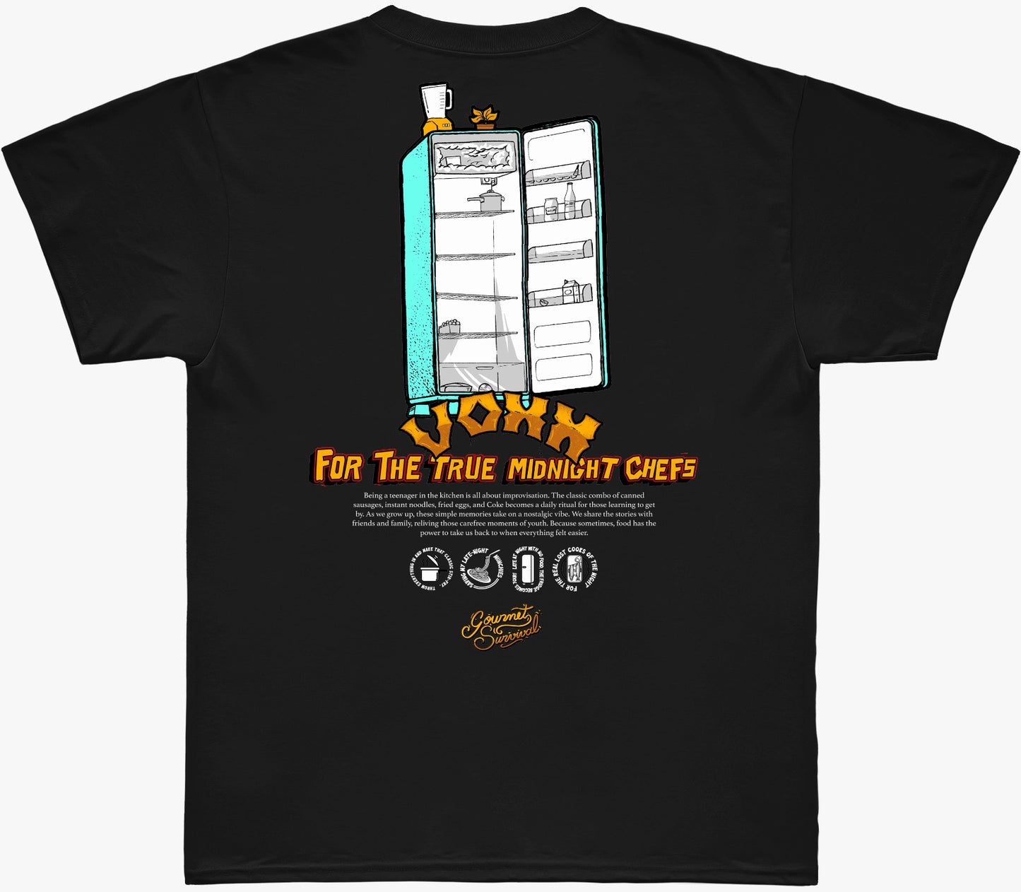 Camiseta Oversized Voxx - Preta - Gourmet survival