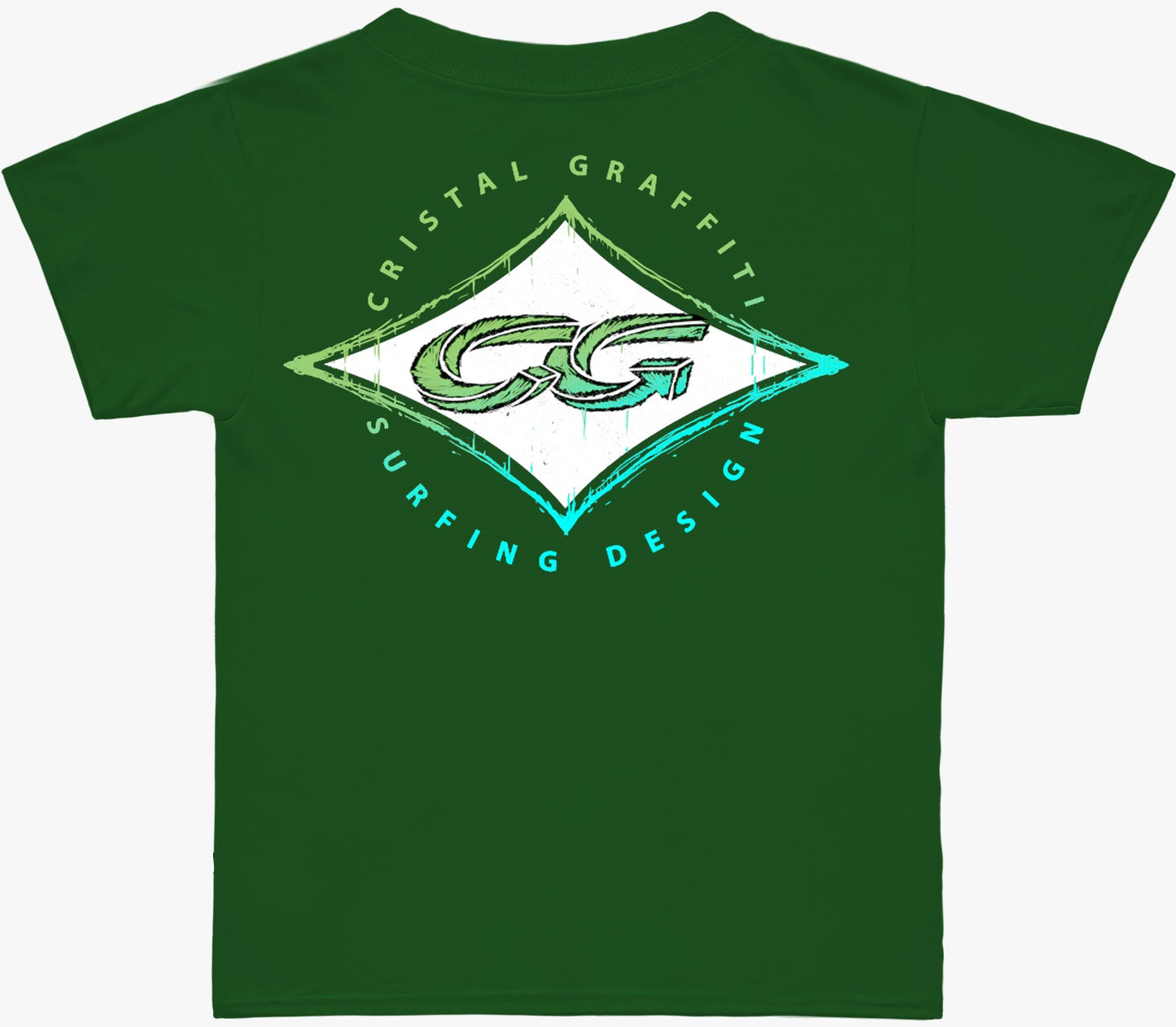Camiseta Cristal Graffiti - Verde - Design - Filho
