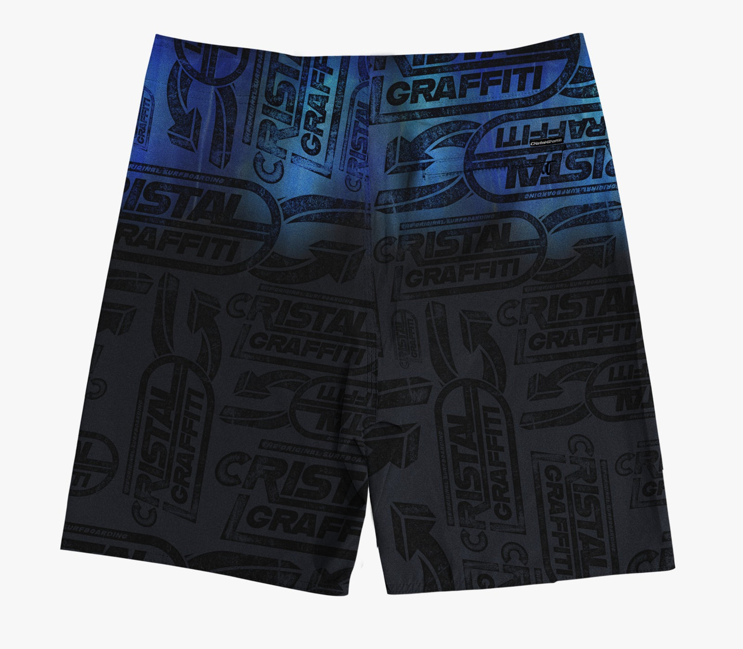Boardshort Cristal Graffiti - Azul - Midnight Print