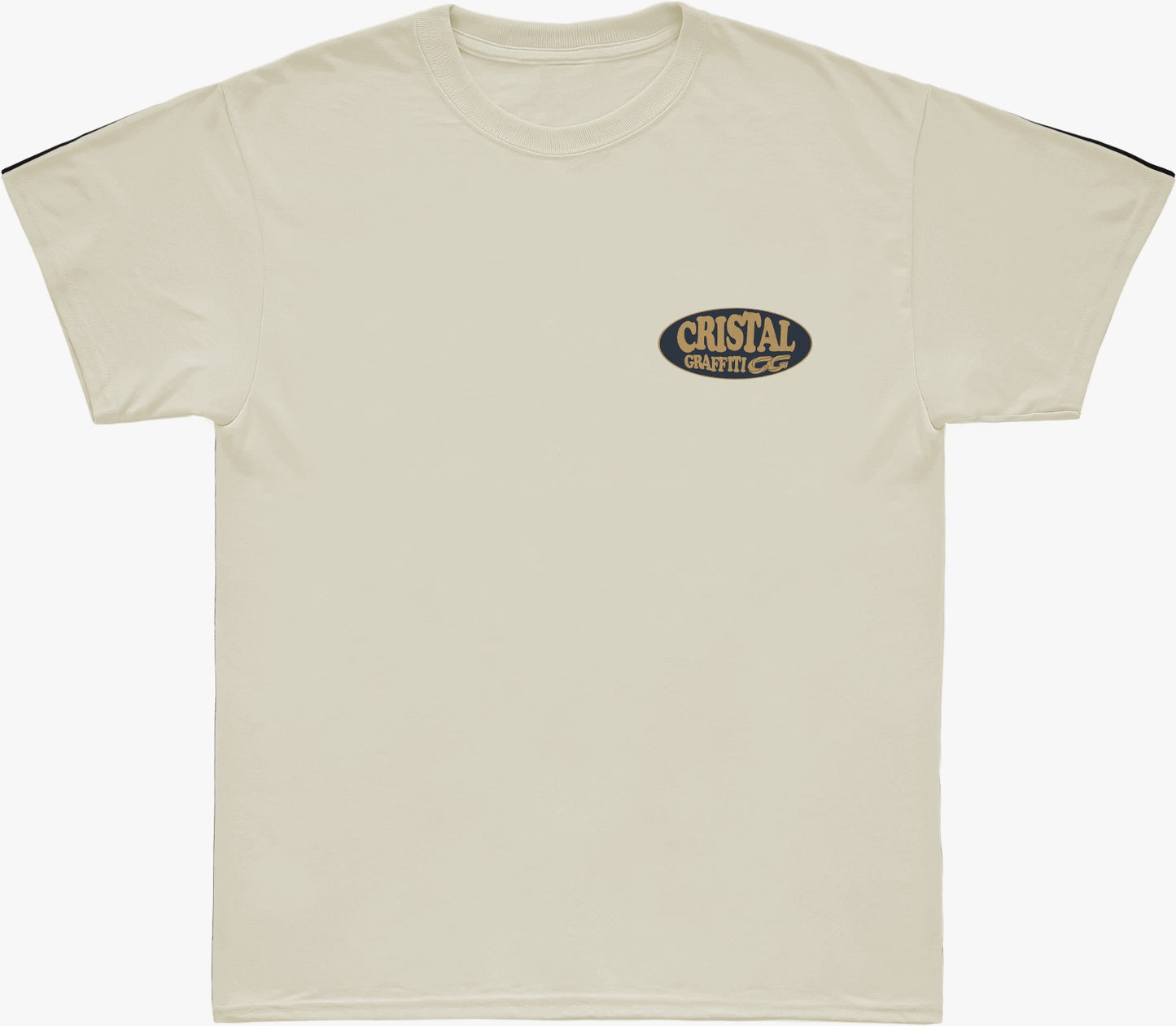 Camiseta Cristal Graffiti - Off -White - Oval LOL