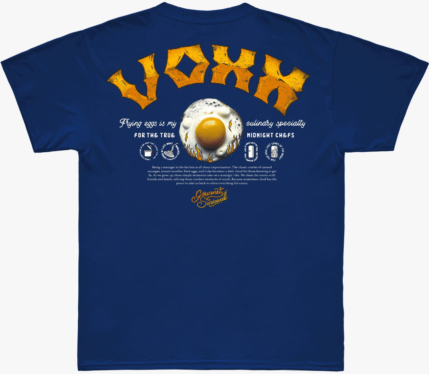 Camiseta Oversized Voxx - Azul - Gourmet survival