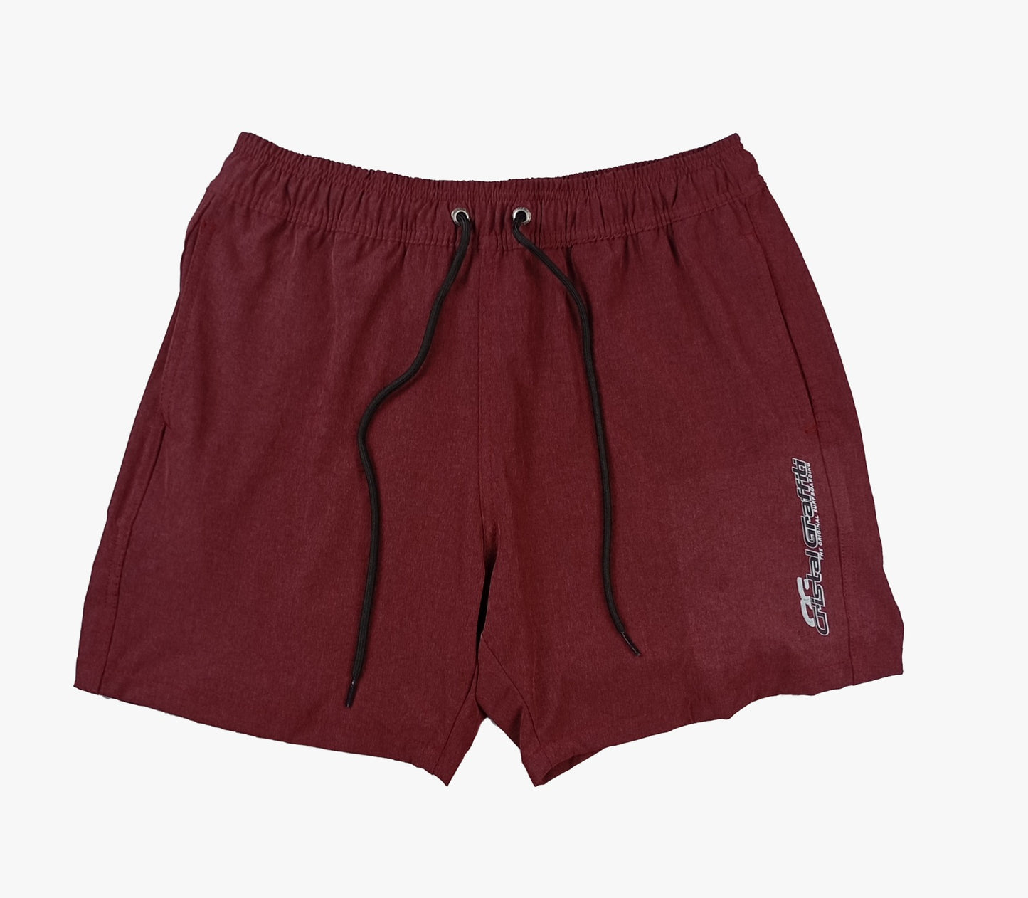 Short Elástico Cristal Graffiti - Vermelho