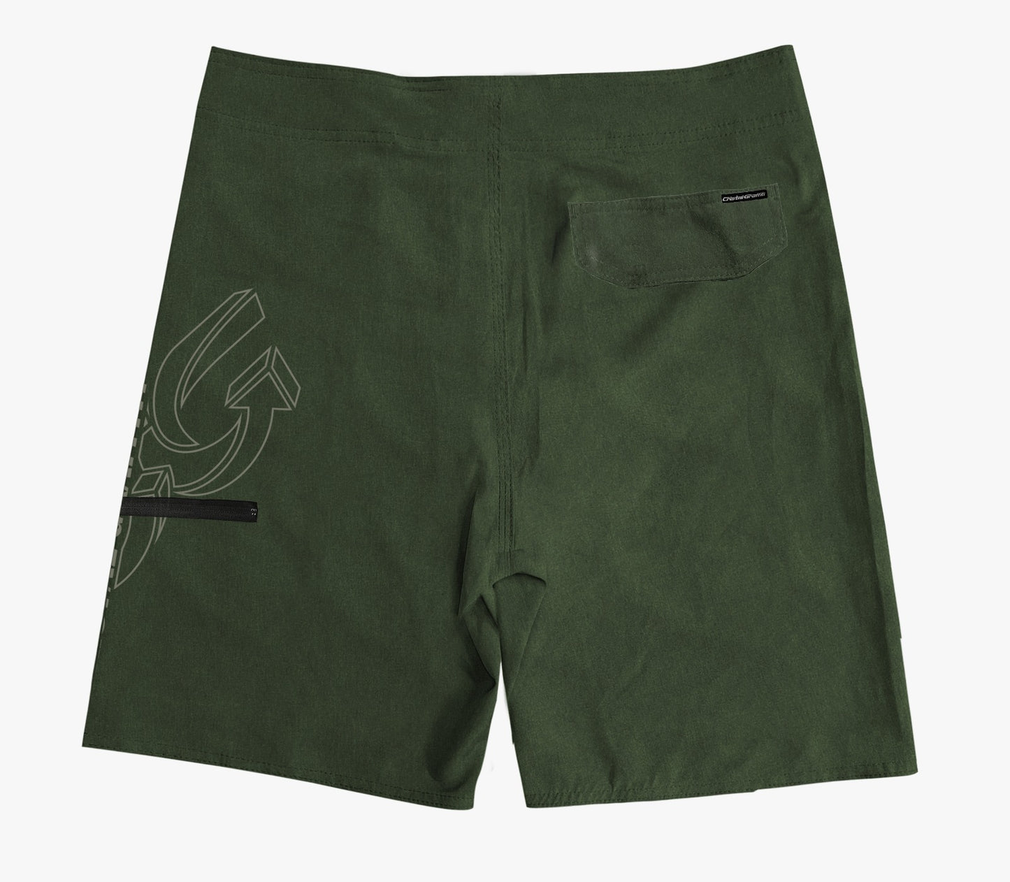 Boardshort Cristal Graffiti - Verde - Forest Tech