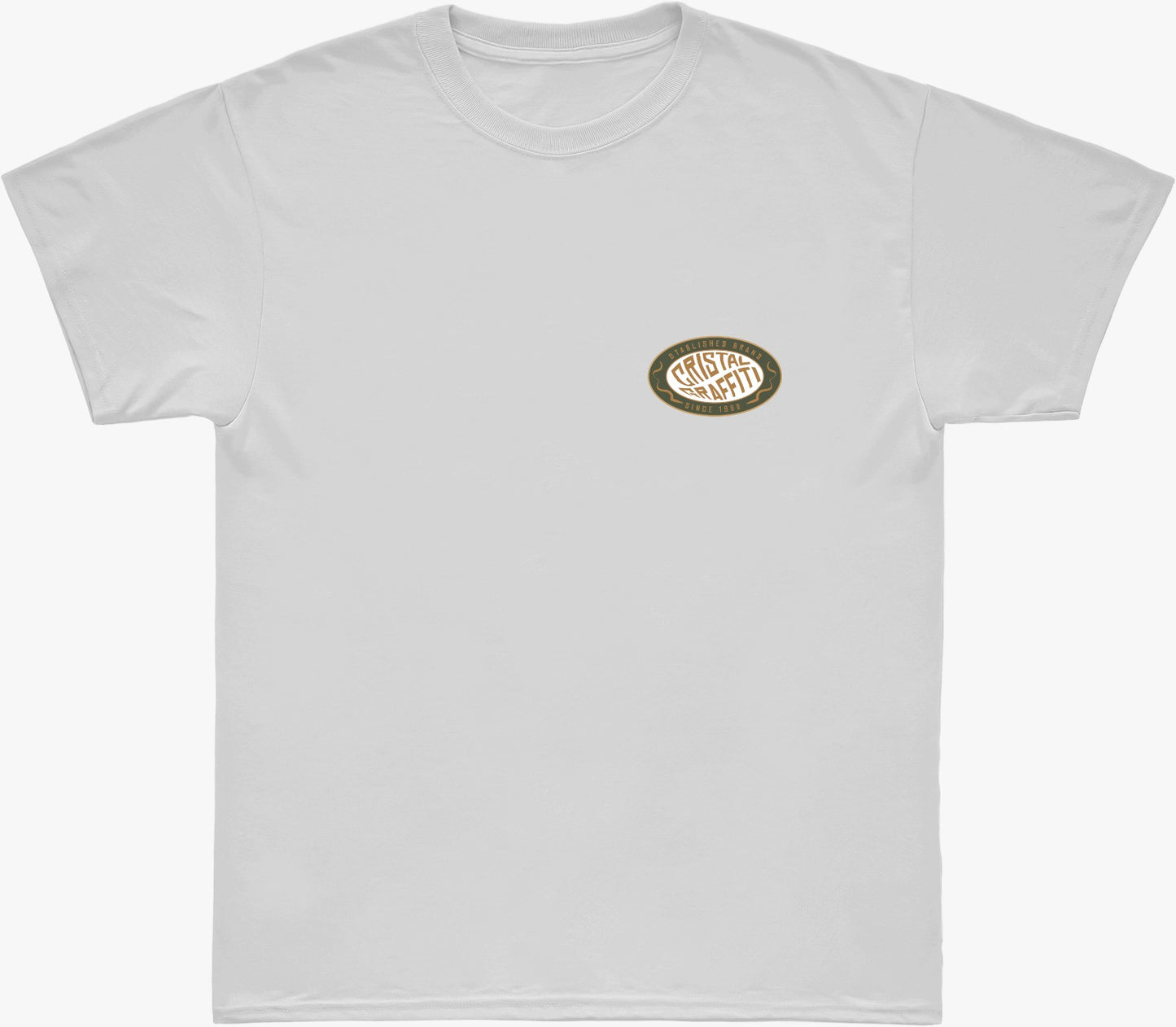 Camiseta Cristal Graffiti - Branco - Stablished Brand - Líquida Abril