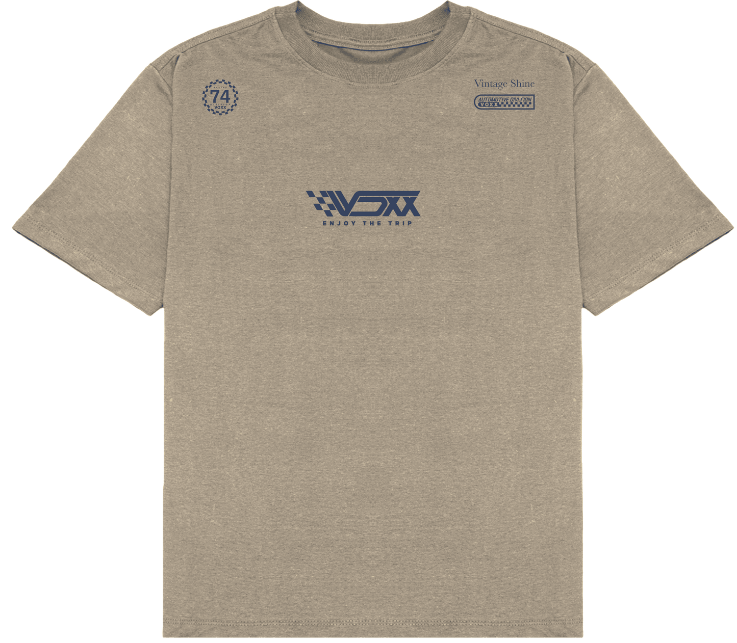 Camiseta oversized Voxx - Bege - National Beetle