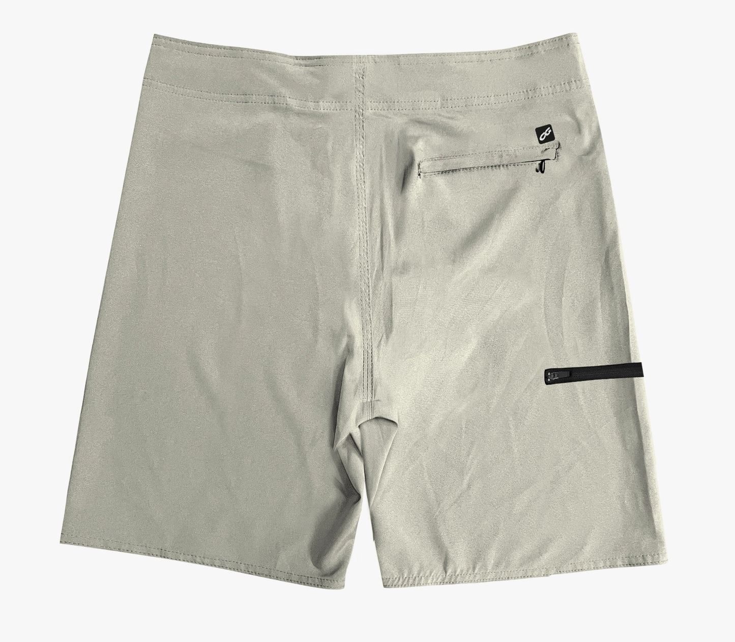 Boardshort Cristal Graffiti - Bege - Medalhão