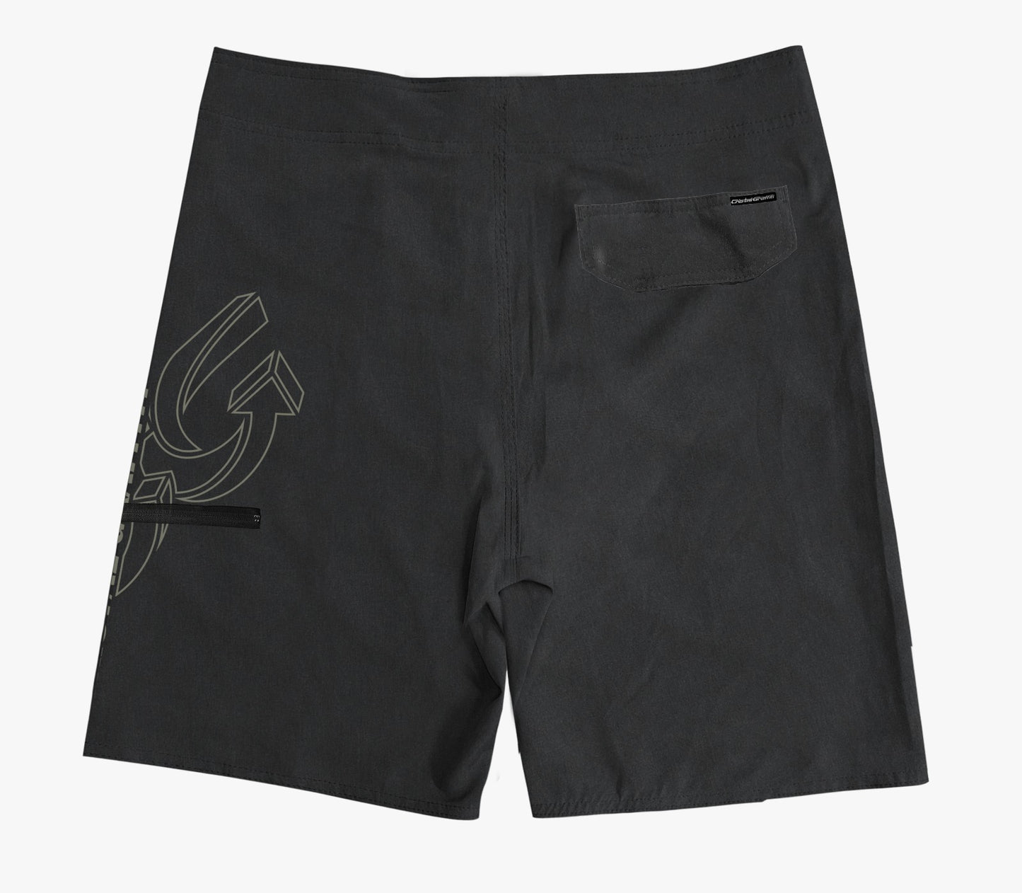 Boardshort Cristal Graffiti - Cinza - Forest Tech