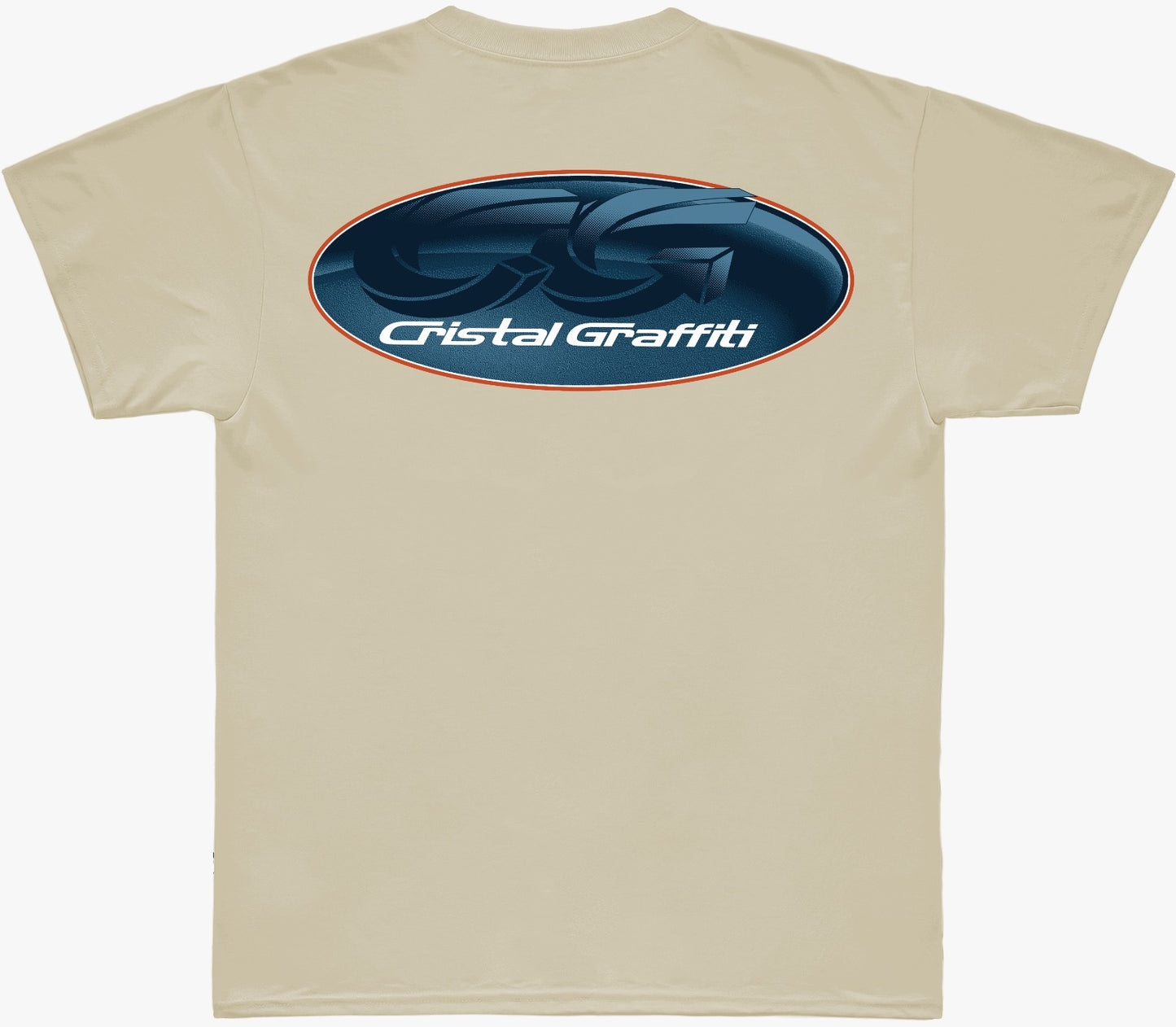 Camiseta Cristal Graffiti - Bege - CG 82