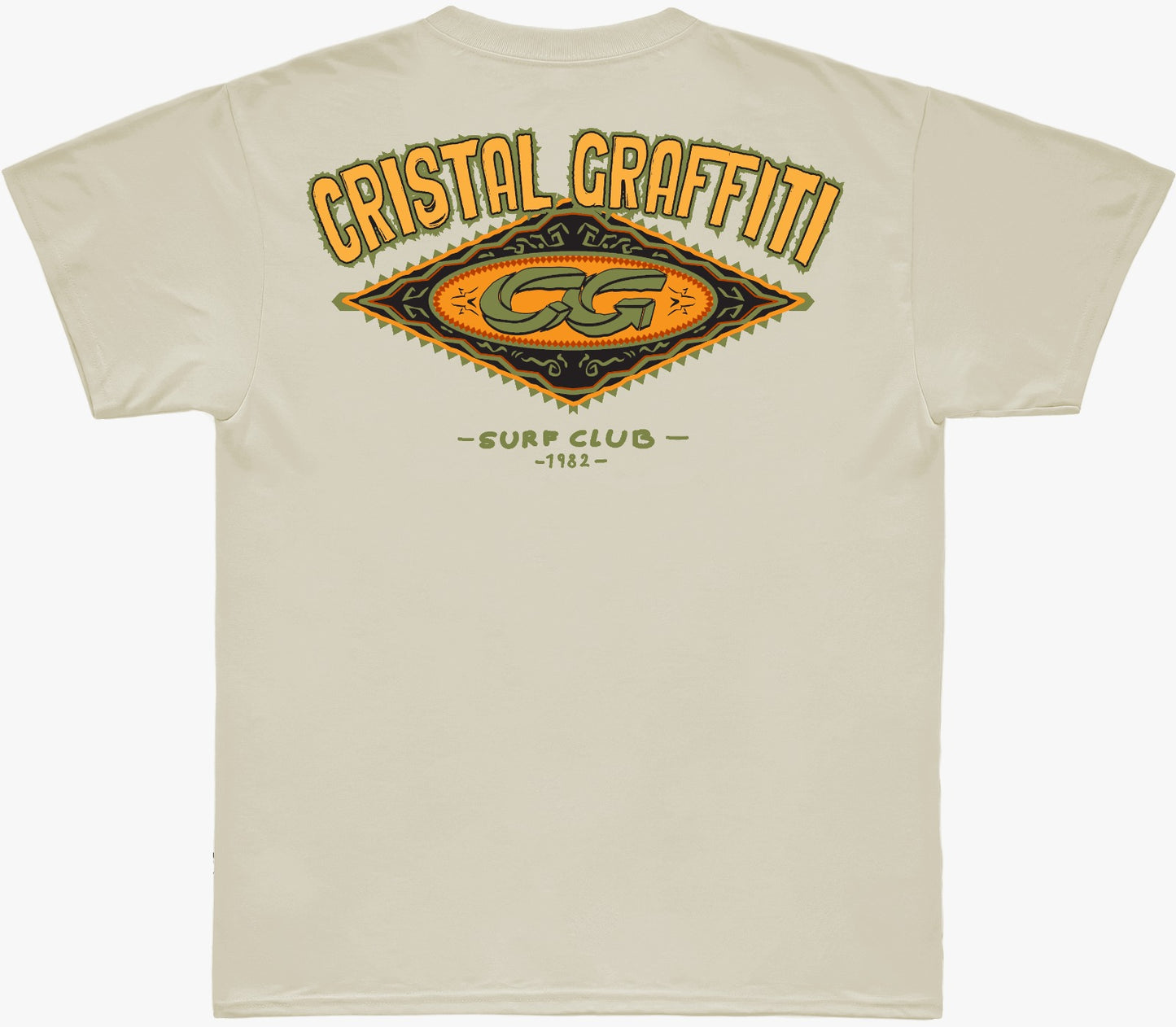 Camiseta Cristal Graffiti - Off White - Surf Club