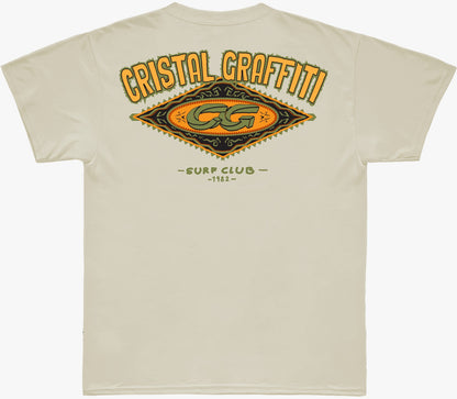 Camiseta Cristal Graffiti - Off White - Surf Club