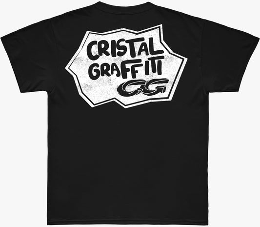 Camiseta Cristal Graffiti - Preto - CG