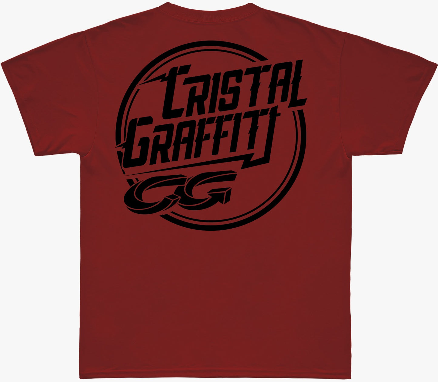 Camiseta Cristal Graffiti - Vermelho - CG