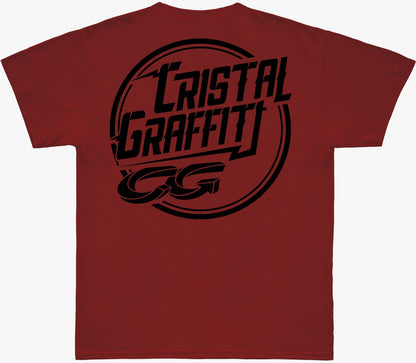 Camiseta Cristal Graffiti - Vermelho - CG