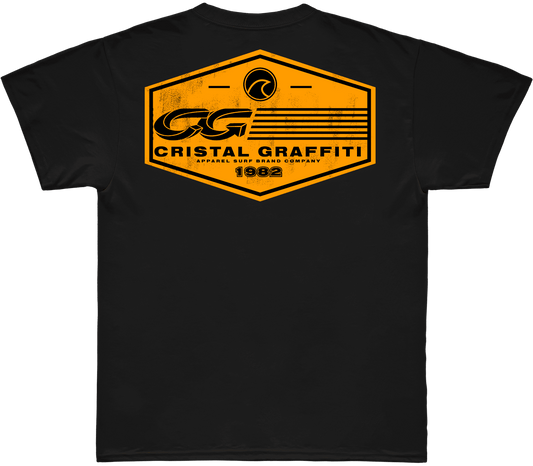 Camiseta Cristal Graffiti - Preta - Apparel
