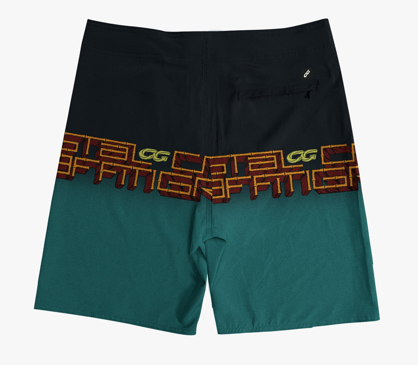 Boardshort Cristal Graffiti - Labirinto - Verde