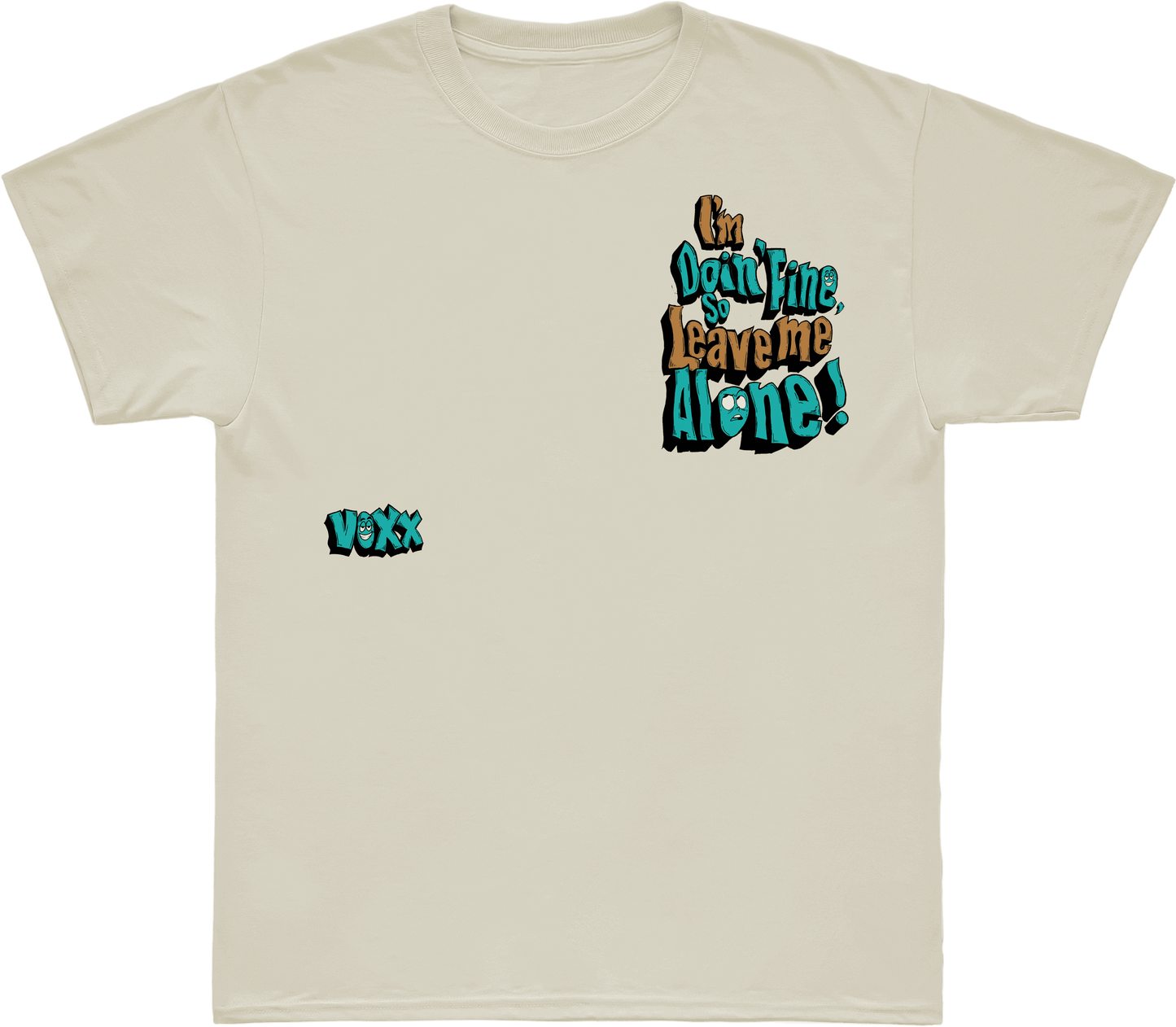 Camiseta Voxx - I'm Fine - Off White