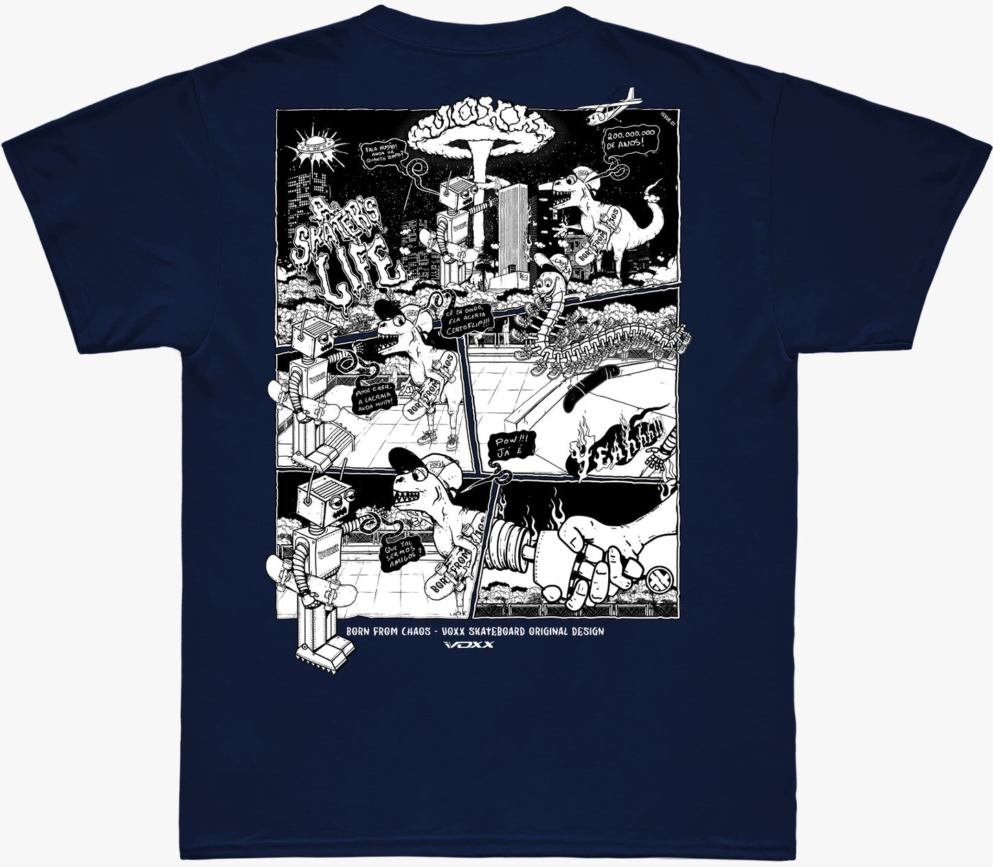 Camiseta Voxx Oversized - Azul Escuro - Original Design