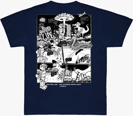 Camiseta Voxx Oversized - Azul Escuro - Original Design