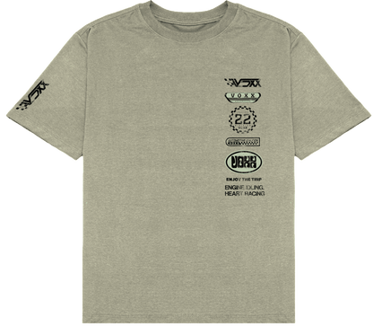Camiseta Oversized Voxx - Cinza - Automotive
