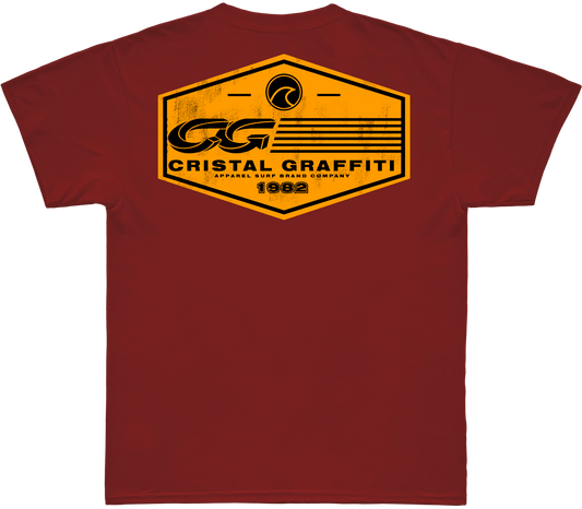 Camiseta Cristal Graffiti - Vermelha - Apparel