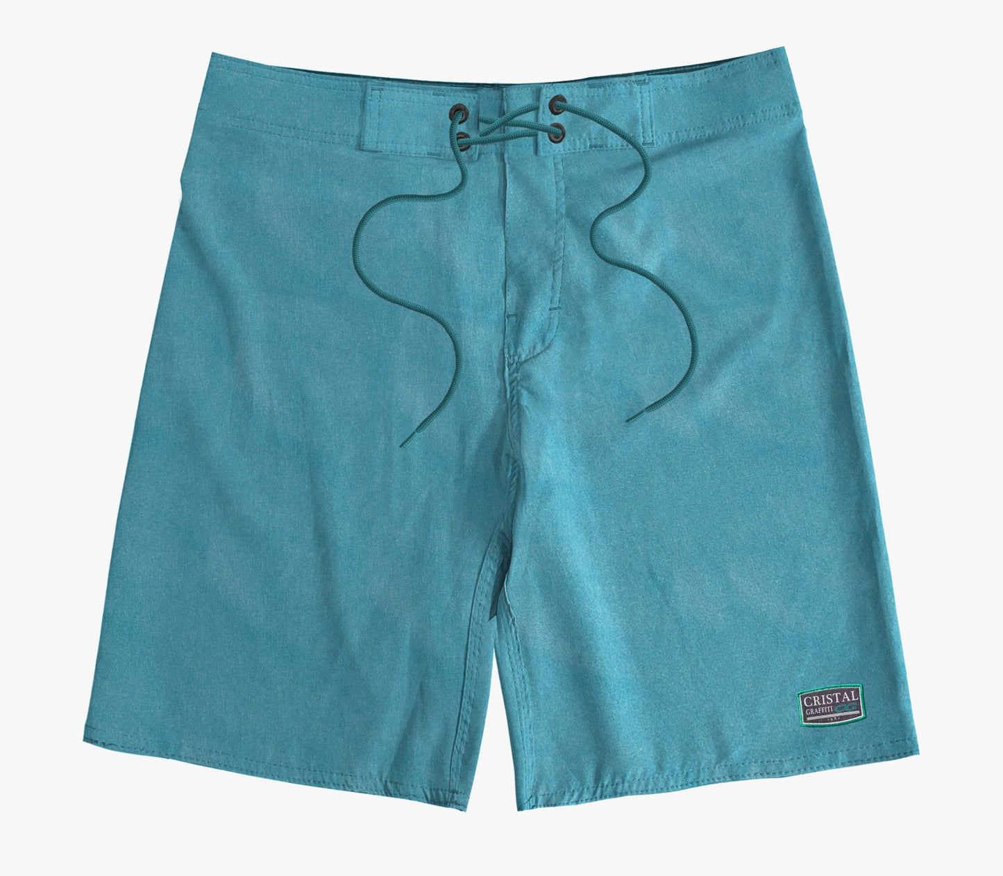 Boardshort Cristal Graffiti - Azul - Bordado