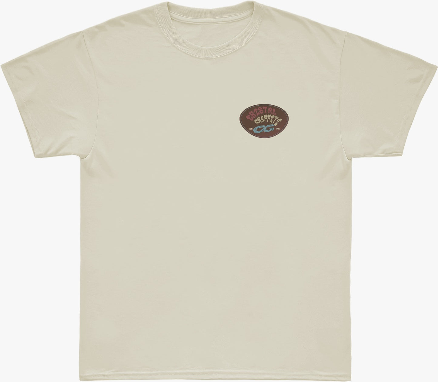 Camiseta Cristal Graffiti - Est 1982 - Off White