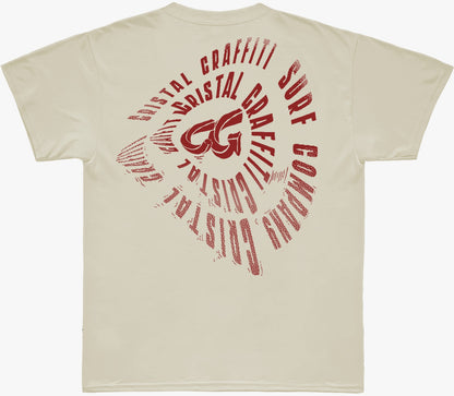 Camiseta Cristal Graffiti - Off White - Surf