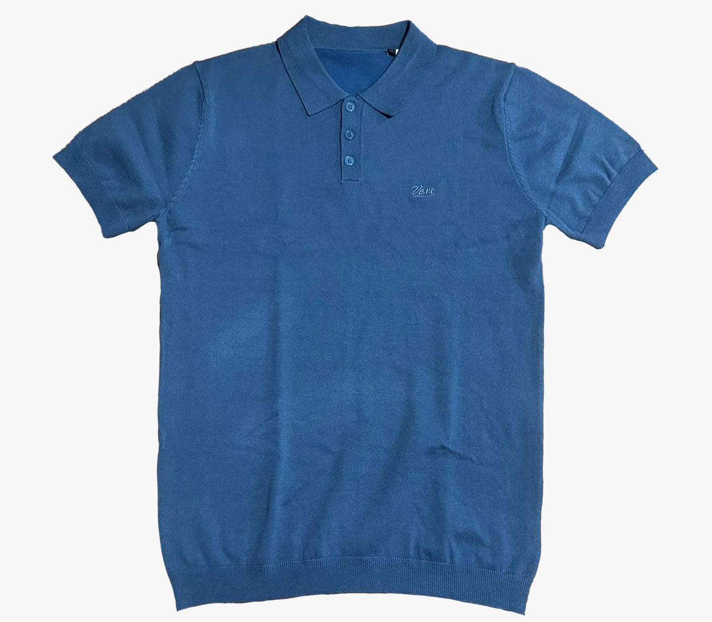 Camiseta Polo Cristal Graffiti  - Azul