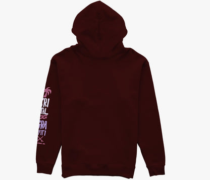 Moletom Cristal Graffiti - Vinho - Feminino