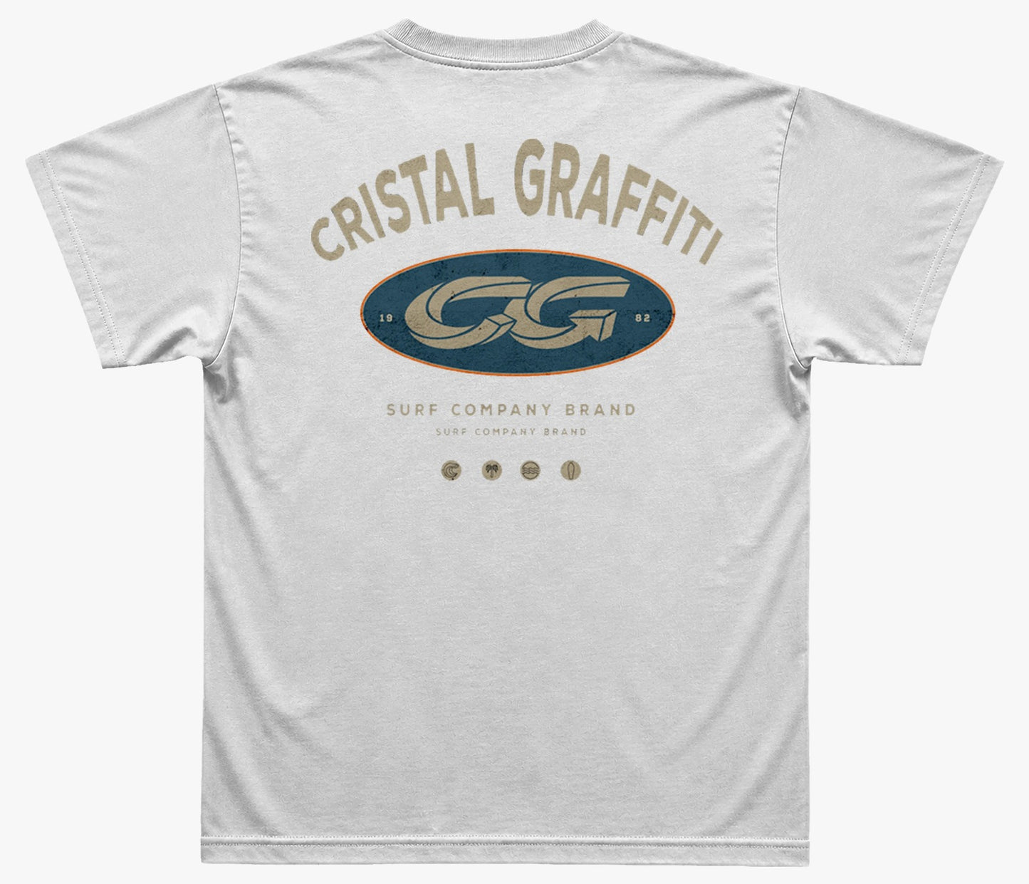 Camiseta Cristal Graffiti - Branco - CG82