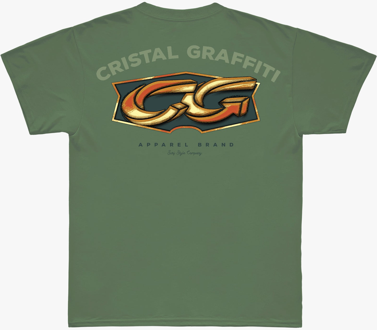 Camiseta Cristal Graffiti - Verde - Style