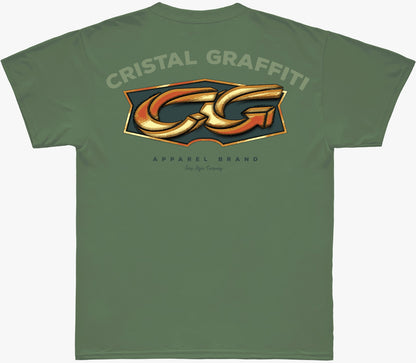 Camiseta Cristal Graffiti - Verde - Style