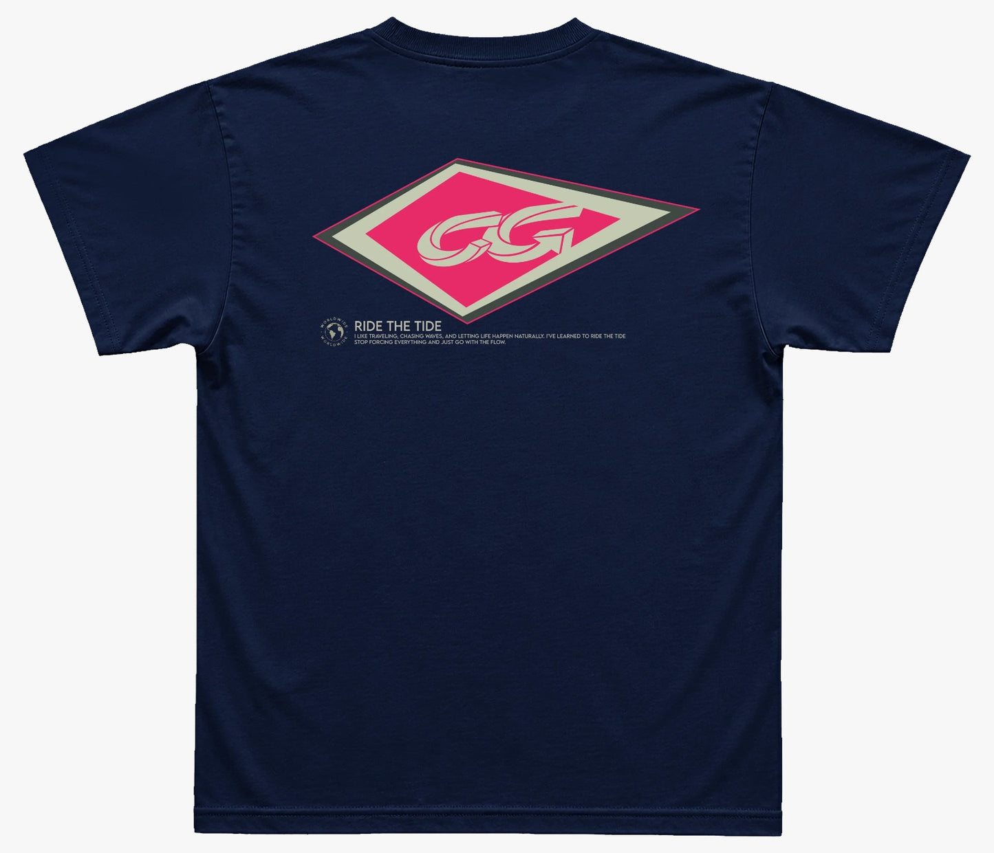 Camiseta Cristal Graffiti - Azul - Ride