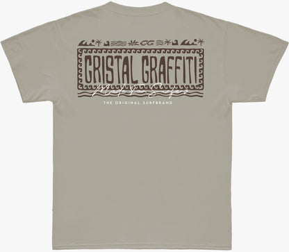 Camiseta Cristal Graffiti - Bege - Made For