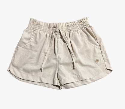 Short Linho Feminino - Off White