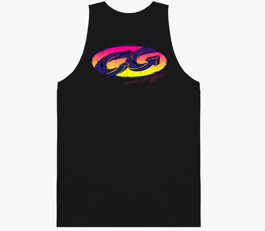 Regata Cristal Graffiti - Preto - Sunset Drift