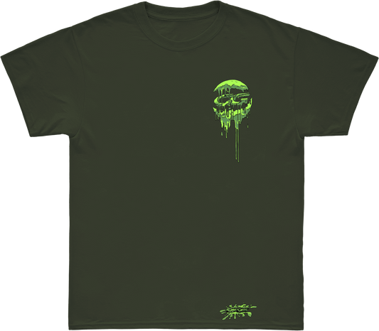 Camiseta Cristal Graffiti - Verde - Slime