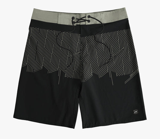 Boardshort Cristal Graffiti - Marrom - Dual