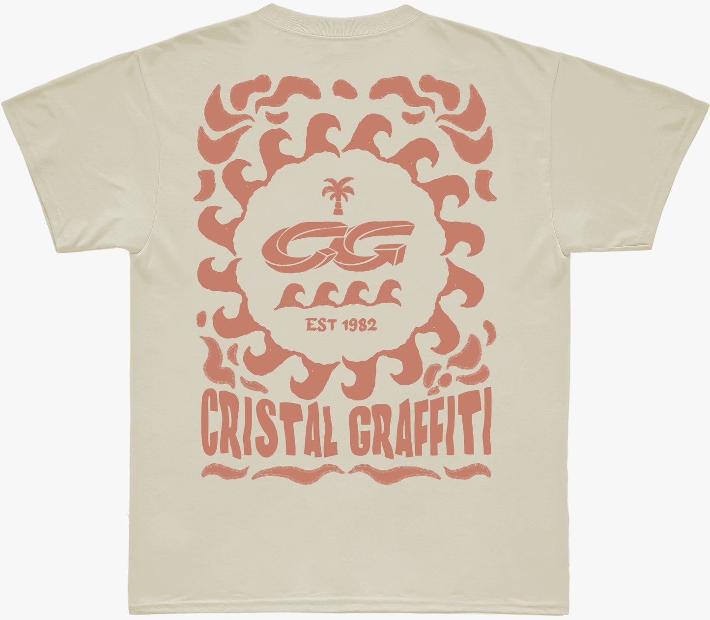 Camiseta Cristal Graffiti - Off White - 1982