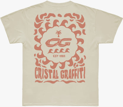 Camiseta Cristal Graffiti - Off White - 1982