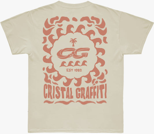 Camiseta Cristal Graffiti - Off White - 1982