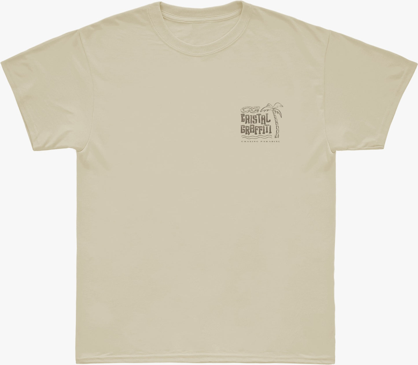 Camiseta Cristal Graffiti - Bege - Paradise