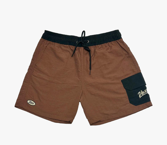 Short Cargo Voxx -Marrom e Preto