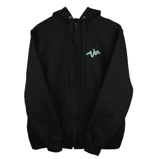 Casaco de Moletom Preto Infantil - Voxx