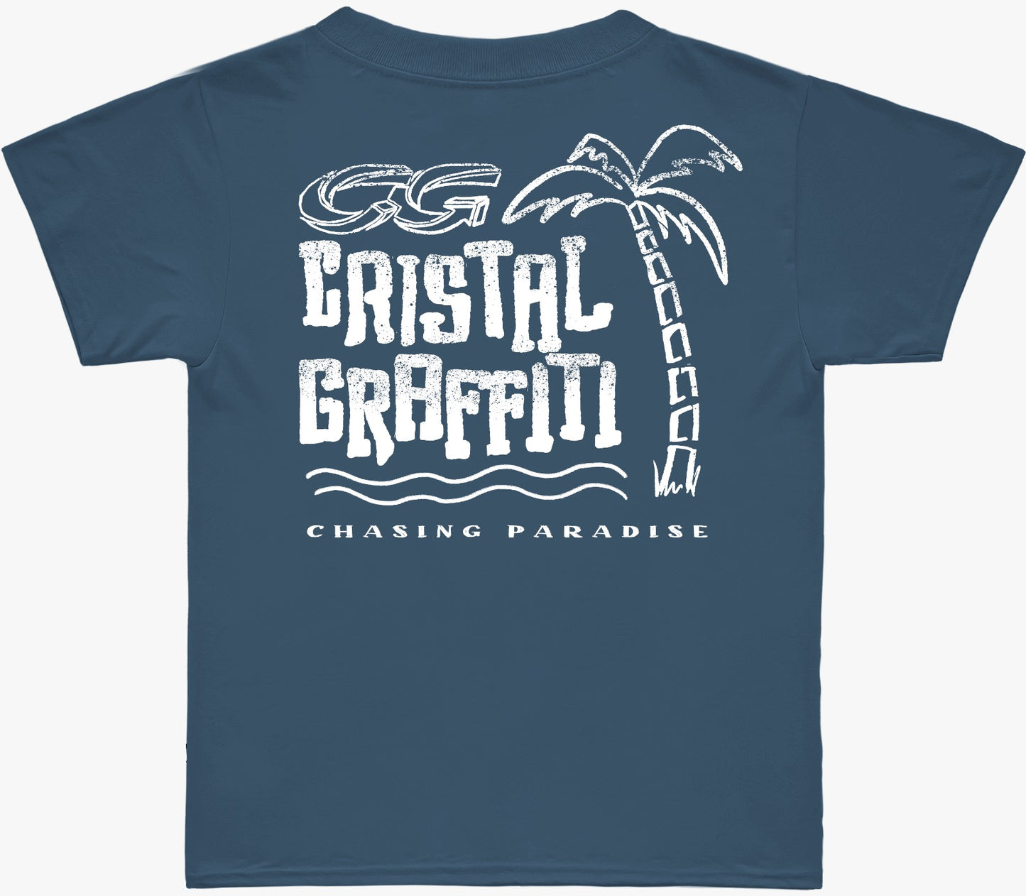 Camiseta Cristal Graffiti - Azul Claro - Paradise Infantil