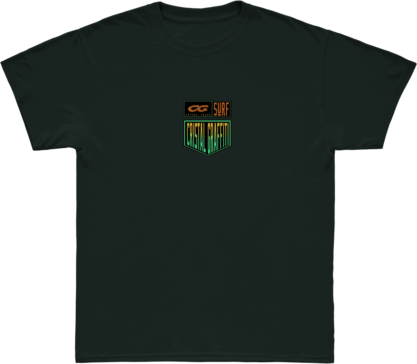 Camiseta Cristal Graffiti - Verde - Escudo Surf