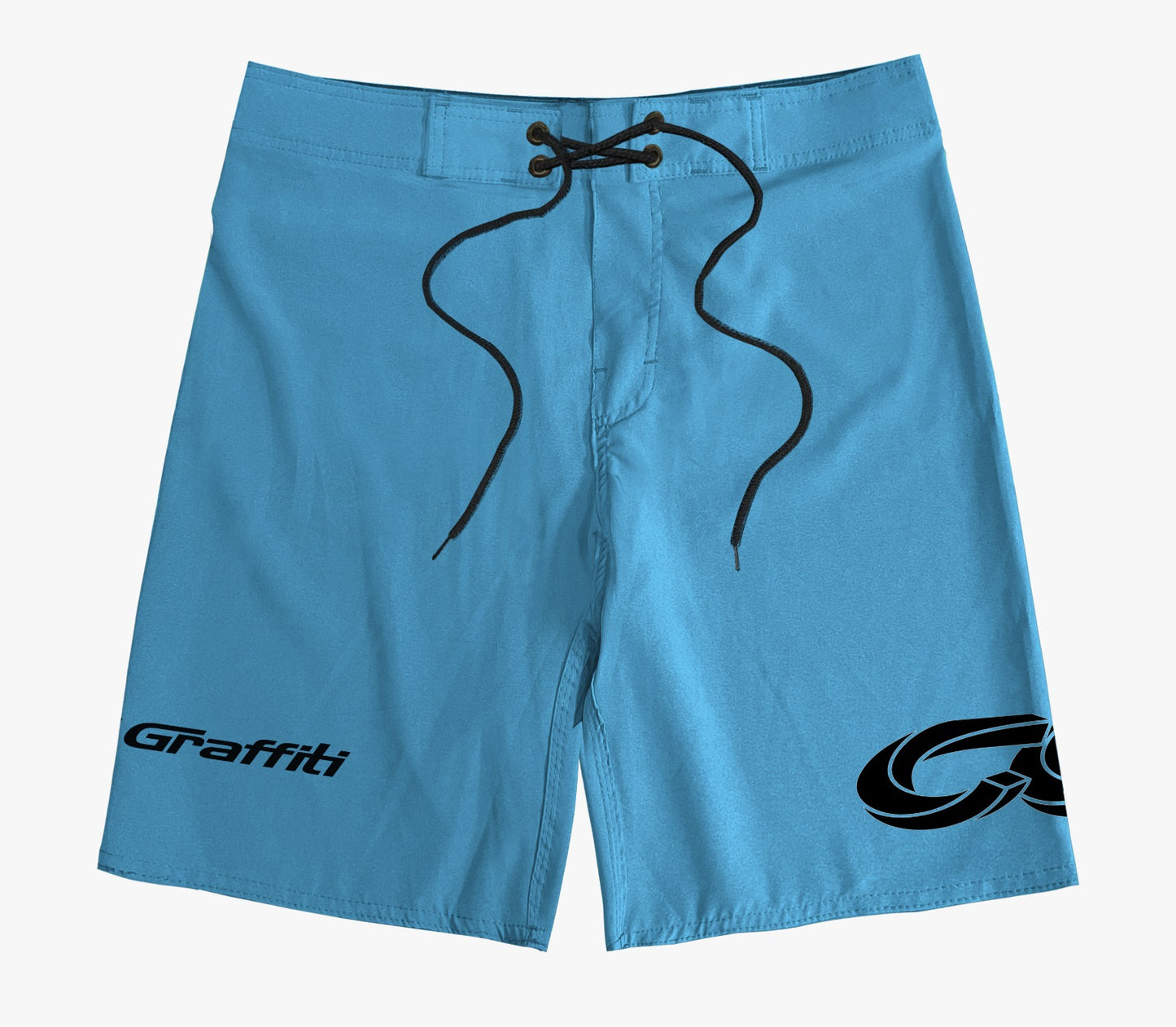 Boardshort Cristal Graffiti - Azul Claro