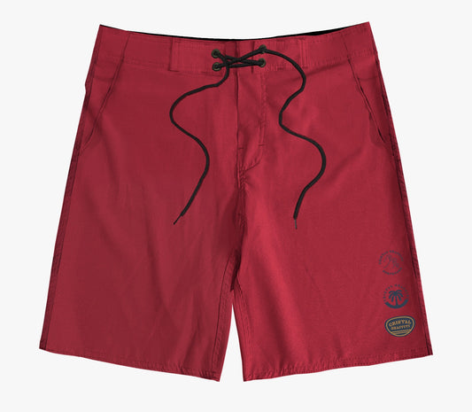 Walkshort Cristal Graffiti - Vermelho- Texturizada