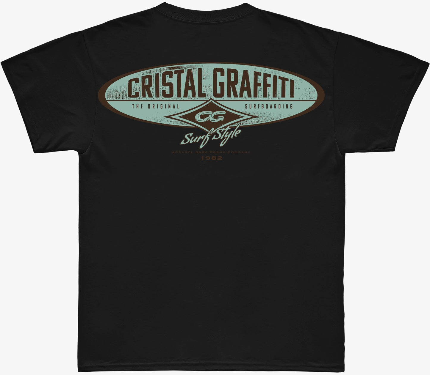 Camiseta Cristal Graffiti - Preta - 1982